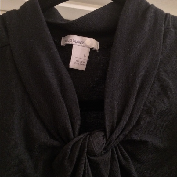 Black Dress Tank Top Knot Twist - Picture 6 of 6